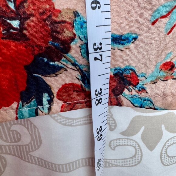 Pink 100% Silk Floral Bird Print Cami Dress - Picture 16 of 16